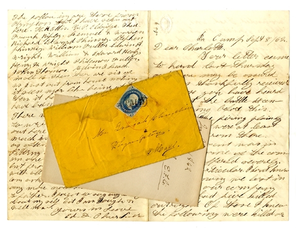 Battle of Chantilly Letter