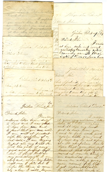 Union Quartermaster Contractor's Letter Cavalry/Navy Archive