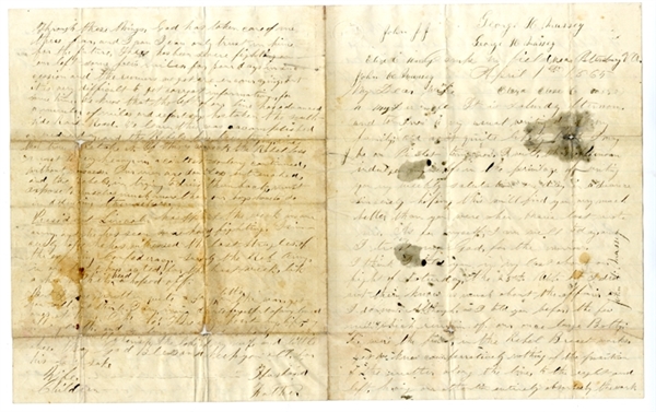 Battle Fort Stedman, Virginia Letter