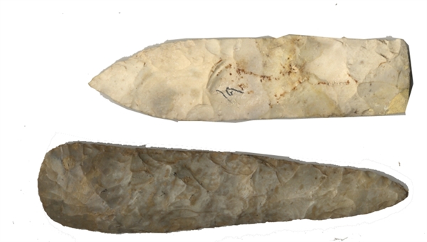Two Large Spearheads