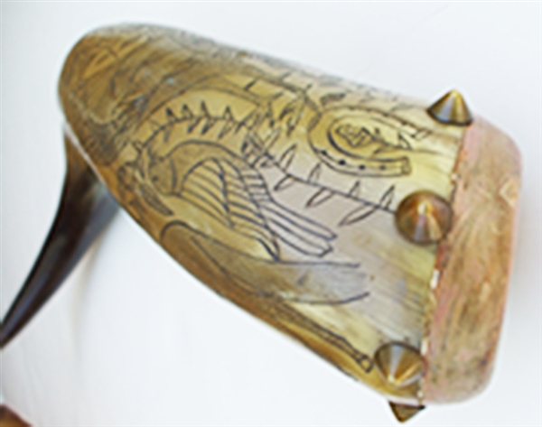 Original Carved Horn