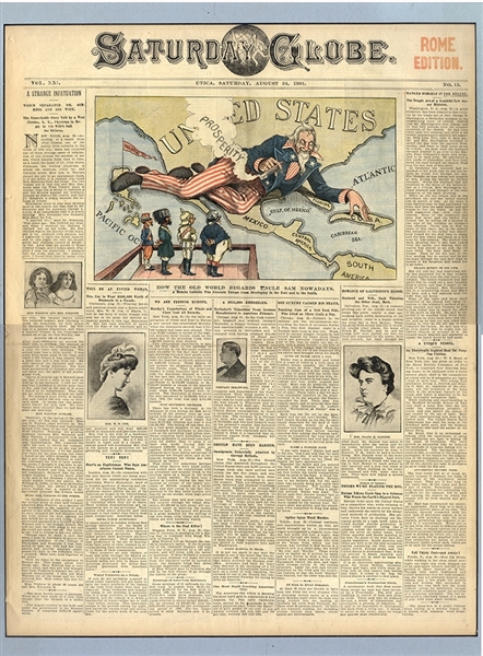 An End to the Spanish American War Reported in The First Newspaper to Print Color Cartoons