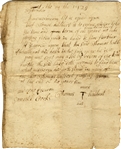 1729 Agreement of Service for One Year