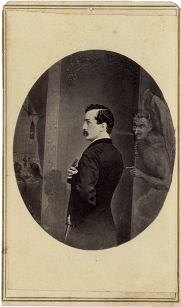 John Wilkes Booth Just Prior to Devilish Act