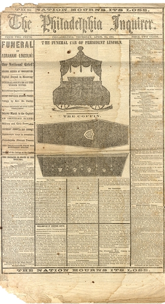 One Of The Most Graphic Newspapers of the Lincoln Assassination