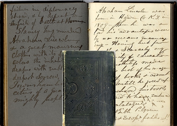 Manuscript Diary of Rev. Archibald Kenyon On Lincoln Assassination, Slavery, The Civil War, Etc.