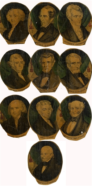 Very Unusual Grouping of Early US Presidents. 
