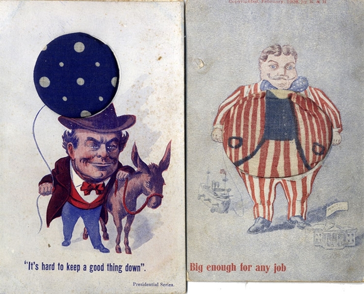 Unique Pin Cushioned Post Cards - 1908