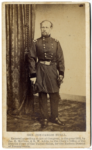 Union Commander Don Carlos Buell