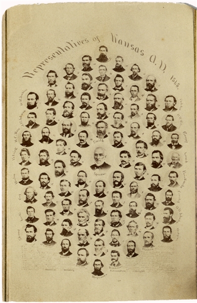 1863 Kansas Legislature CDV