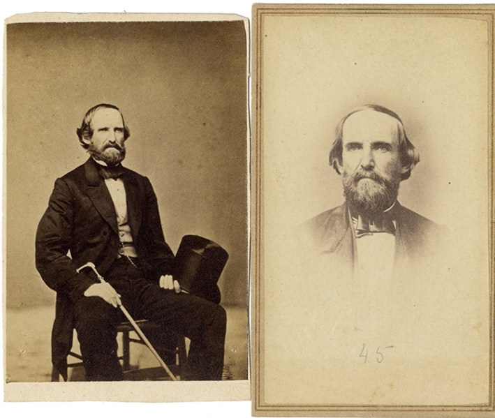 A Rare Pair of  Confederate Brigadier General McCulloch Photographs