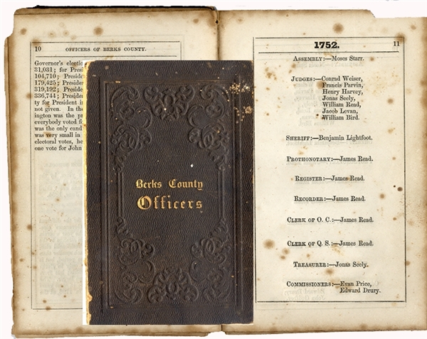 The Officers and Votes of Berks County, Pennsylvania