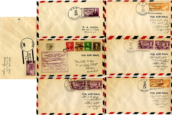 WWII Ship’s Air Mail Covers