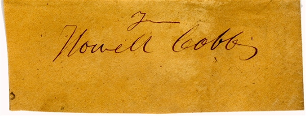 Howell Cobb - Clipped  From Free Frank