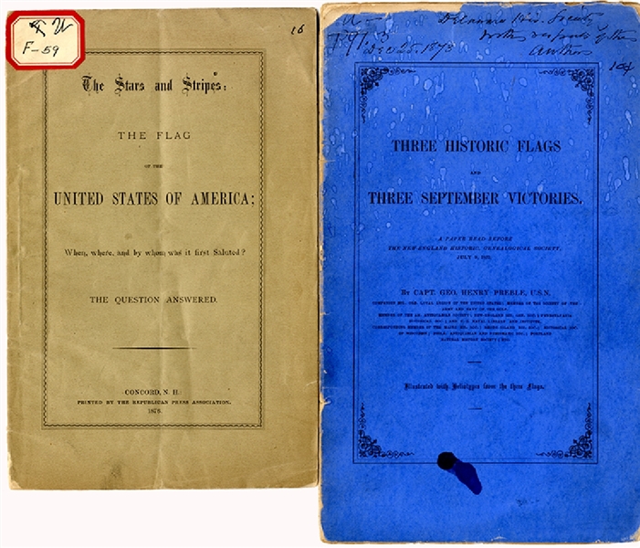 A Pair of American History Flag Booklets