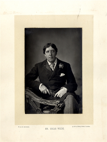 Scarce Albumen of Oscar Wilde