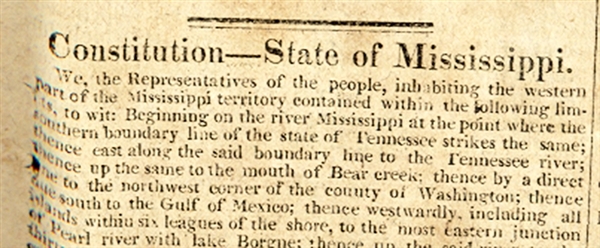 1817 - Mississippi Constitutions FORBIDS Emancipation of Slave and the Death of Paul Cuffe