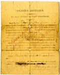  6th Georgia Infantry discharge signed by officer killed at Antietam