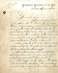 General Benjamin Butler Manuscript Document from Louisiana