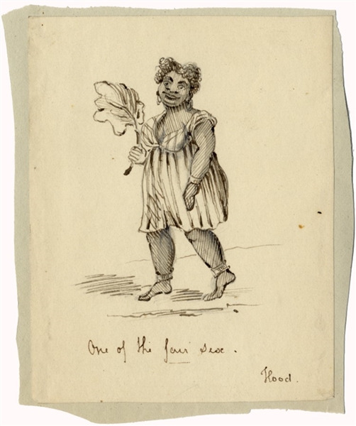 Mid 19th Century Slave Drawing