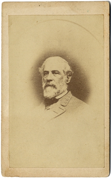 CDV of Confederate General Robert E. Lee