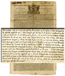 Accounts of Battles of Lexington and Concord - The Publisher Moved to Cambridge Where This Issue is Printed