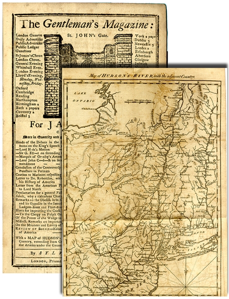 This 1778 Periodical Has A New York Map, King George Proclamation and a Scathing Benjamin Franklin Letter.