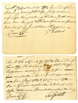 A Pair of Timothy Pickering Documents