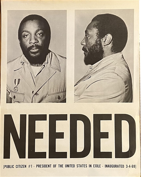 Post 1968 Election Poster For Dick Gregory