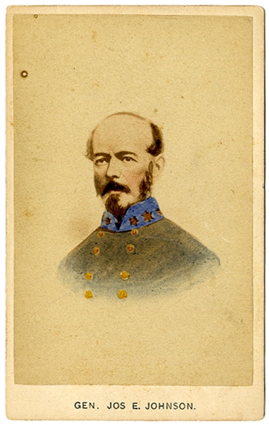 General Johnston was trained as a civil engineer at the United States Military Academy at West Point, New York, graduating in the same class as Robert E. Lee.