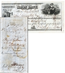 Samuel Remington Partly-printed Bank Check