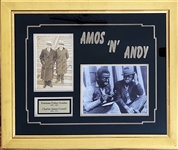 Amos & Andy Framed Signed Photo