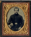 Uniformed Union Soldier Tintype