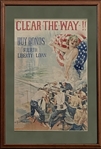 HOWARD CHANDLER CHRISTY - CLEAR - THE - WAY - !! BUY BONDS. (1918.)