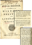 The Declaration of Independence ... AND ... The Articles of Confederation ... Both Printed in Full in This Volume