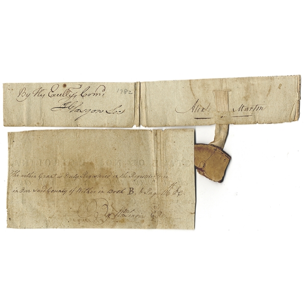 Colonial North Carolina - Two Signatures