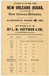 Confederate New Orleans, Auction March 30, 1861, Nine Days After Joining the Confederacy.