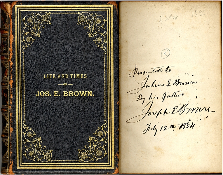 Georgia Governor Joseph Brown Denounced Confederate President Jefferson Davis as an Incipient Tyrant