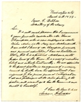 Andrew Johnson Superb Autograph Letter Signed Regarding Navy