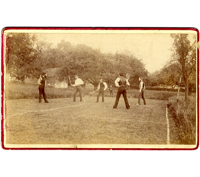 Outdoor Photograph of Men at Sports