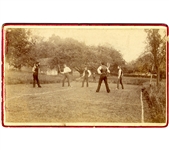 Outdoor Photograph of Men at Sports